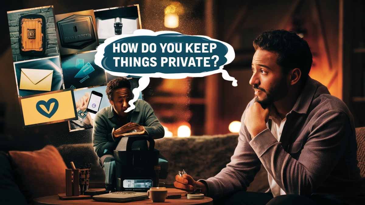 How do you keep things private?