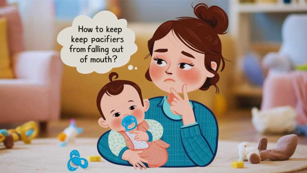 How to keep pacifiers from falling out of mouth