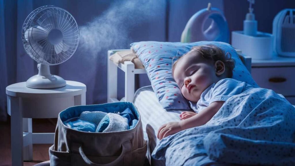 How to keep toddler cool at night